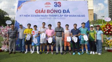 Khai mạc giải bóng đá kỷ niệm 33 năm thành lập Tập đoàn Hà Đô